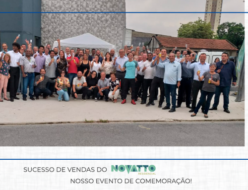 Evento reuniu colaboradores, parceiros e muito churrasco para comemorar 100% de vendas do Novatto!
