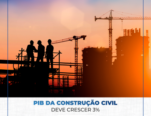 Aumento do PIB de construção civil, após 5 anos de queda.